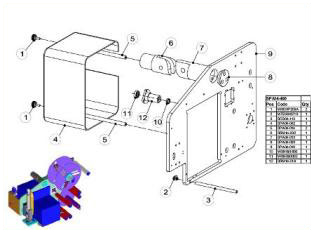 Alcode expanded parts