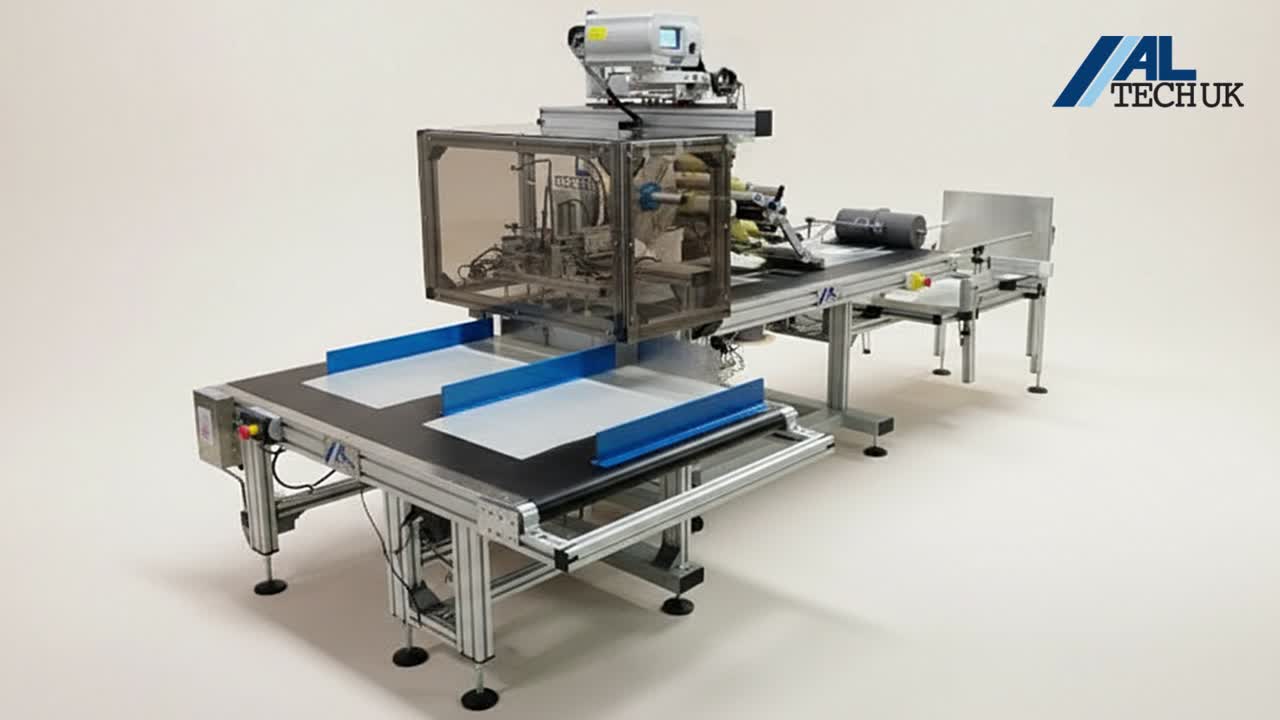 Offline Bag and Sack Feeding and Labelling System for Plastic Bags